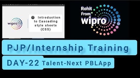 Day 22th live Wipro talentnext Java training on PBLapp lacture 22 | Internship/PJP training 2022