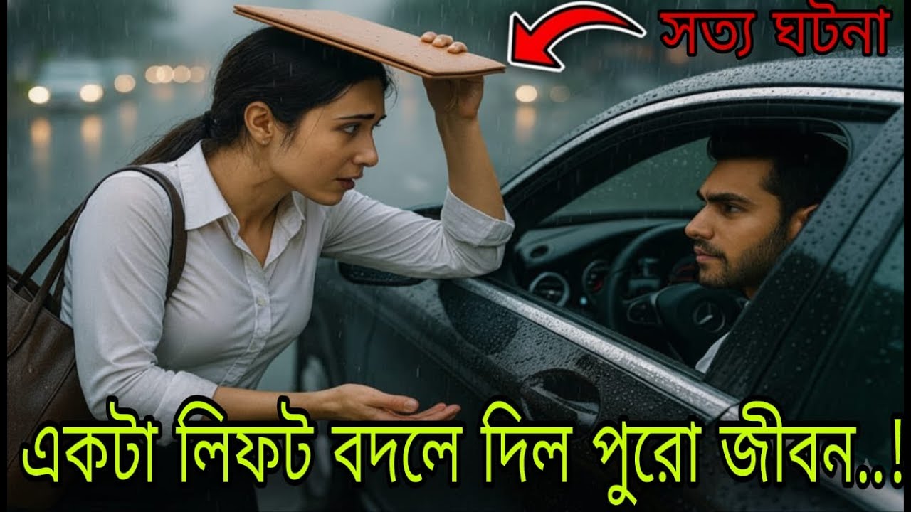 ইন্টারভিউয়ের জন্য দেরি হচ্ছিল, মেয়েটি লিফট চাইলো...আর কোটিপতি ছেলেটি যা করলো.! || Noor Tales BD ||