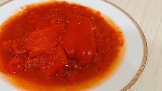 Лечо на зиму из сладкого перца и помидора| очень вкусный и быстро готовится