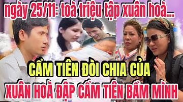 Toà Triệu Tập Xuân Hoà Đánh Cẩm Tiên Bầm Mình Vì Đòi Chia Của... 5 Mẹ Con Bích Phương Nhận Tin...