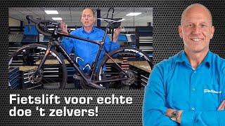 Uitwerpselen Tussendoortje Eindig Fietslift PRO voor racefietsen - Rintje Ritsma laat 't zien | Datona.nl -  YouTube