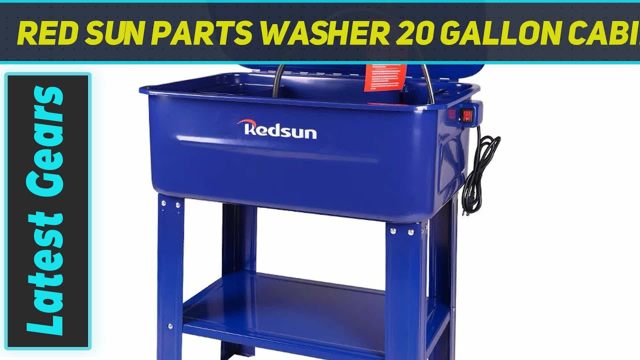 Red Sun Parts Washer 20 Gallon Cabinet - Review 2023