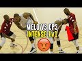 Carmelo Anthony & Chris Paul GO AT IT In SECRET Vegas Workout! 1 V 1s Get INTENSE 😱