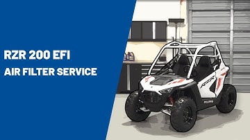 2021+ RZR 200 EFI | Air Filter Service | Polaris RZR®