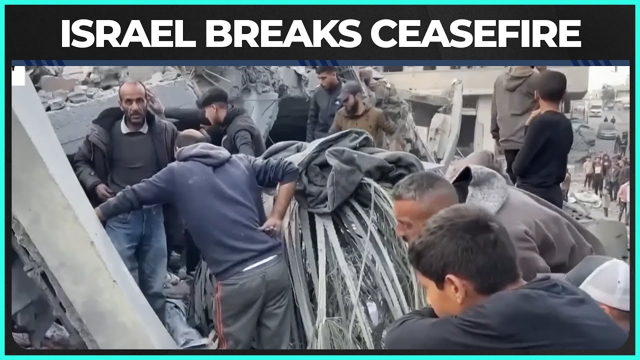 Israel BREAKS Ceasefire In Gaza, HUNDREDS KILLED