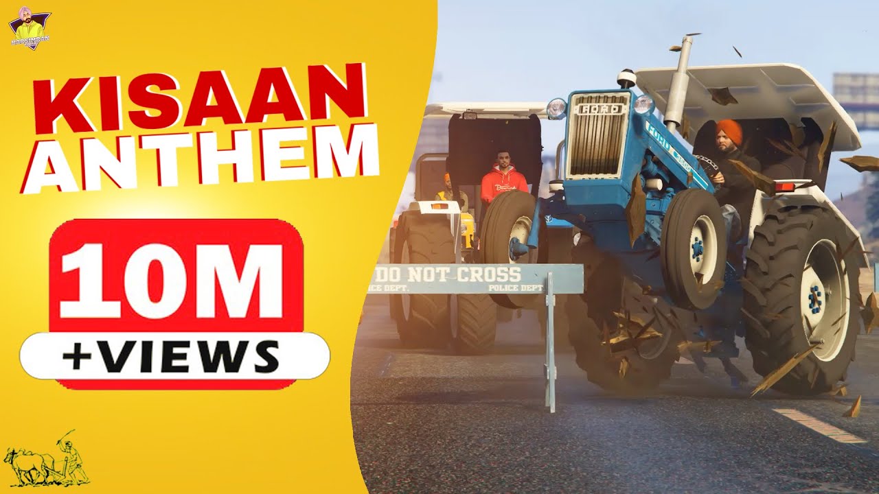 Kisan Anthem  Mankirt  Nishawn  Jass  Jordan  Fazilpuria  Punjabi GTA 5 Video 2020