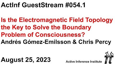 ActInf GuestStream 054.1 ~ A Gómez-Emilsson & C Percy ~ Electromagnetic Field Topology Consciousness