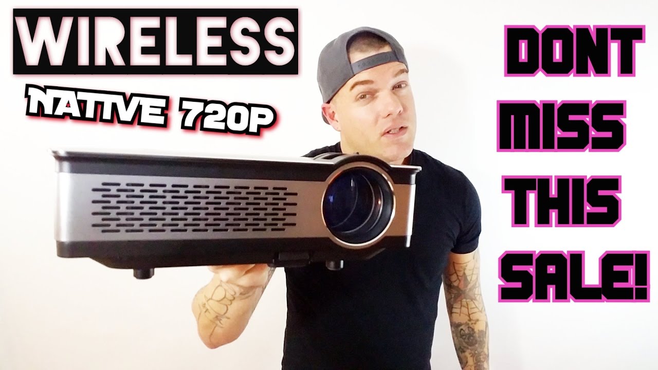Best Wireless 720p Projector Under $200 | Crenova SP720 Review 2017
