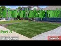 How to Lay Sod with Sprinklers & low voltage Lighting. Front-yard Landscape Remodel Part 3