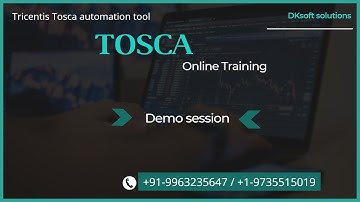 Tosca Training | Tosca Demo | Best demo tutorial for Beginners | Tosca Automation testing tool