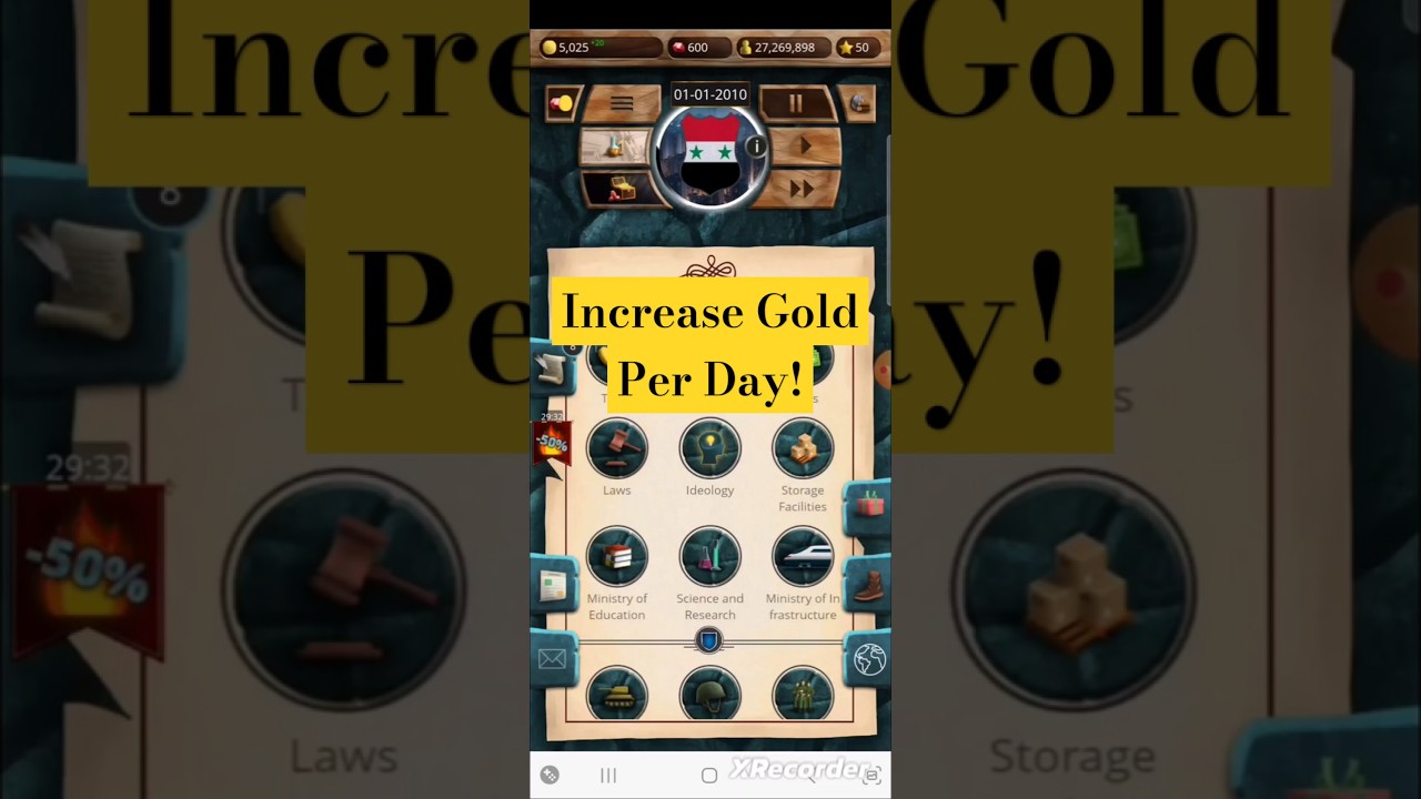 How To Get Your Income Up - Modern Age President Simulator