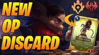 NEW Arena Bookie is Actually BONKERS Jinx Draven Discard | Legends of Runeterra | Controltheboard