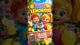 Lulu’s Magic Lemonade 🍋🐱 | Cute Kids Cartoon Short | Fun 3D Animation #shorts
