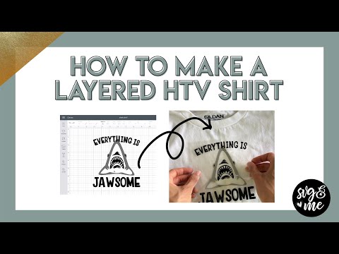 Beginner Friendly Cricut T-Shirt Tutorial with Layered Heat Transfer Vinyl (HTV)