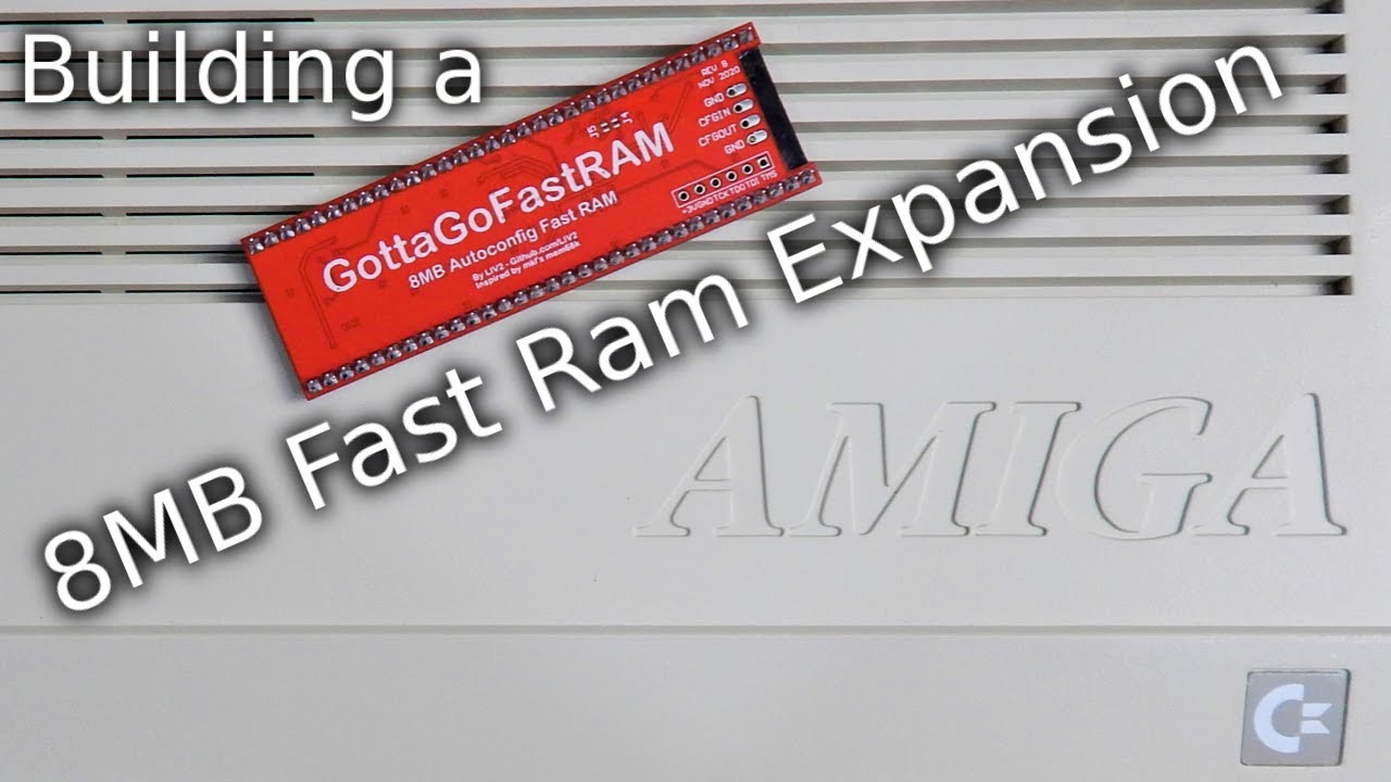 Reparation mulig forarbejdning Dempsey Lets build a 8MB Fast Ram Expansion for the Amiga 500 #GottaGoFastRAM -  YouTube