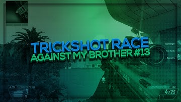 The Trickshot Race Against My Brother #13! (CRAZY SHOT)