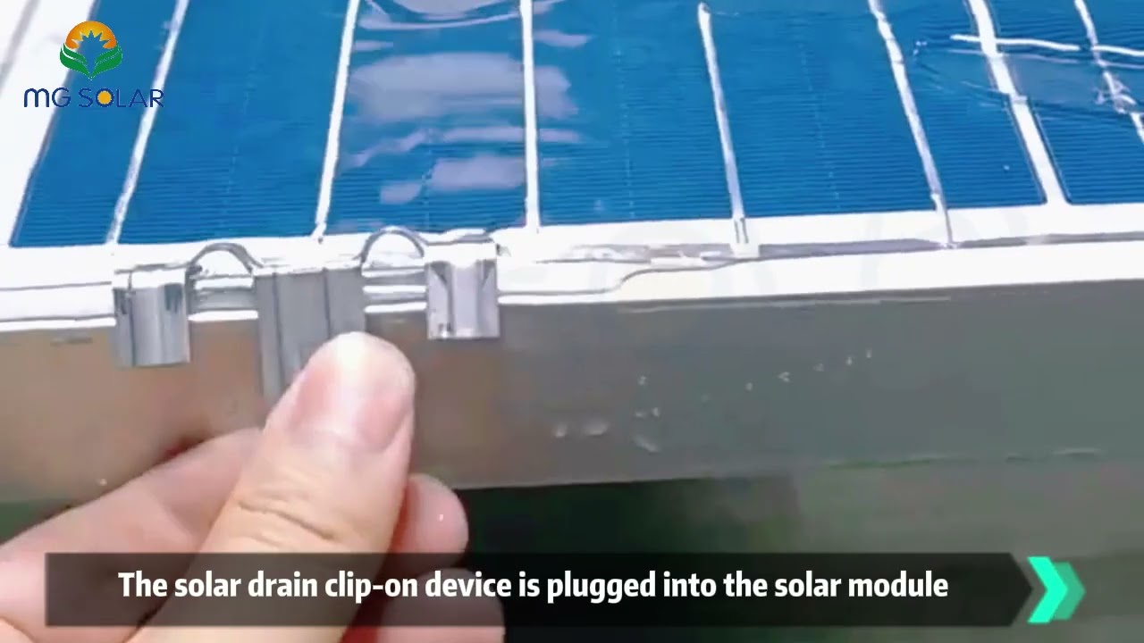 MG Solar Water Drain Clip