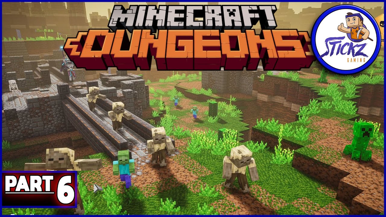 MINECRAFT DUNGEONS - Gameplay - Cacti Canyon - Part 6 - YouTube