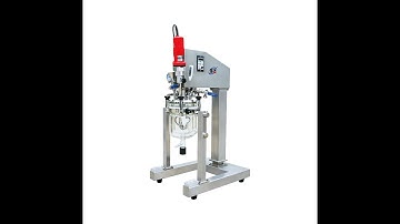 Lab Use Glass Vacuum Emulsifying Mixer Homogenizer