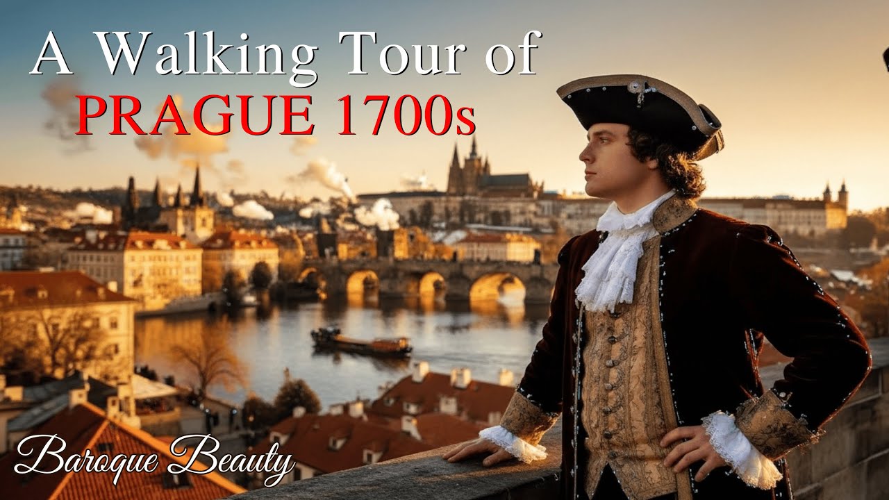 A Walking Tour of Prague 1700s: When Baroque Beauty Filled Every Street (AI Reconstruction)