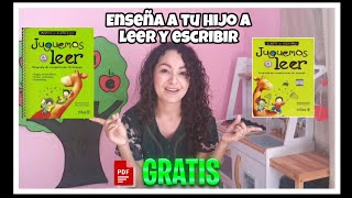 Enseñar a leer a un niño de 6 años en casa✅Juguemos a leer libro de actividades PDF Gratis