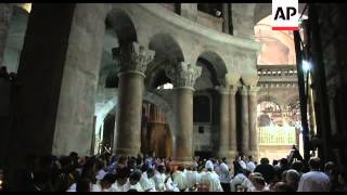 Easter procession and vigil in Holy City