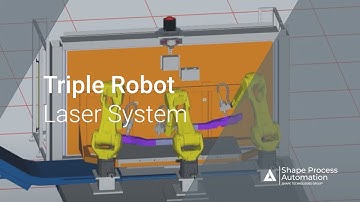 Triple Robot Laser System - Shape Process Automation