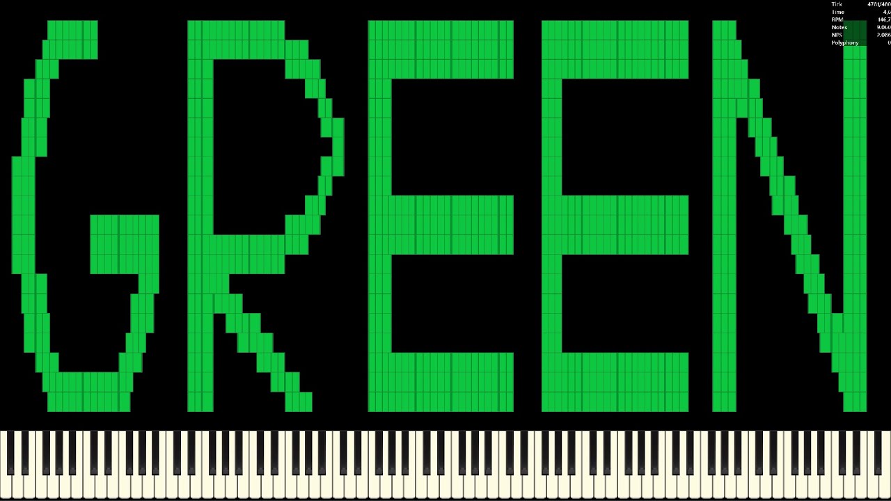 Ultralight MIDI Player. Greennut (16,308,000 notes)