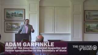 Adam Garfinkle Lectures at The College of Idaho