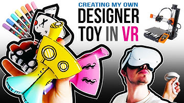 Creating a Designer Toy from scratch - Gravity Sketch VR and 3D printing