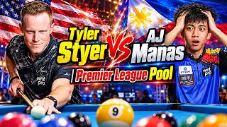 Tyler Styer vs AJ Manas | The Most Thrilling Battle Of The Year | Premier League Pool screenshot 4