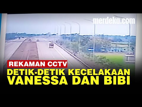 Ini Rekaman CCTV Kecelakaan Mobil Vanessa Angel Dibuka saat Sidang Joddy