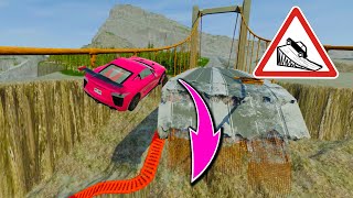 Cars vs Container 😱 Beamng drive😱