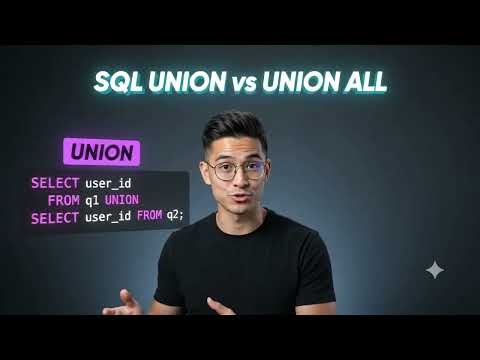 Difference Between UNION and UNION ALL | SQL Quick Tips