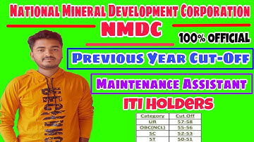 NMDC Previous Year Cut Off | NMDC Cut Off 2018 | NMDC Previous Year cut off 2019 | NMDC Cut off 2021