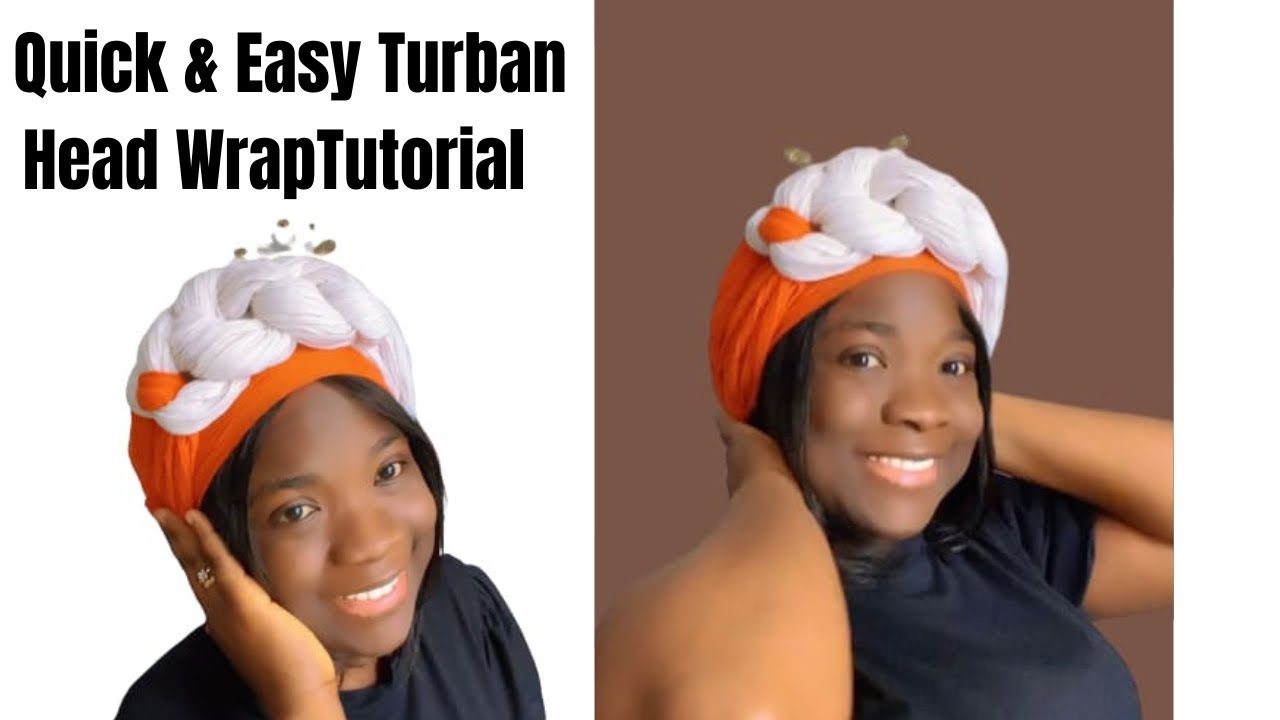 How Tie 2 colours of Turban| Very Quick & Easy Headwrap