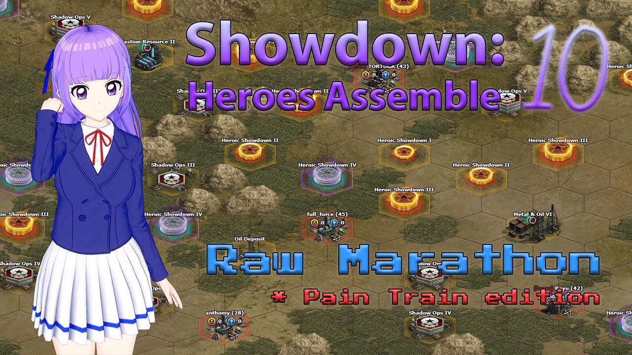 War Commander - Showdown: Heroes Assemble 10 (Raw Marathon)