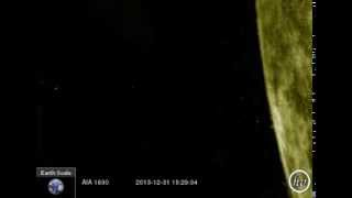 AIA 1600 (2013-12-31 09:04:16 - 2013-12-31 18:15:28 UTC)