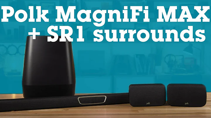 ¡Potencia tu sonido en casa con Polk MagniFi MAX y altavoces inalámbricos SR1!