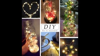 1Meter 2Meter Copper Wire Battery Operated LED Fairy Light Decoration Lampu warm white/RGB colourful