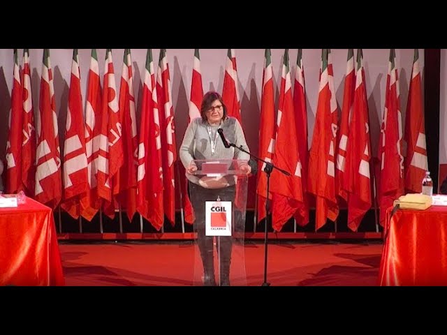 INTERVENTO ANTONIA ROMANO CONGRESSO CGIL CALABRIA GENNAIO 2023