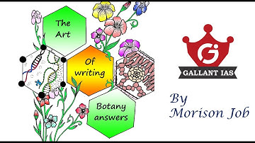 The Art of Writing | Botany Answers | Botany Optional | Gallant IAS