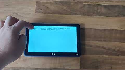 How to calibrate the screen in IGO sat nav