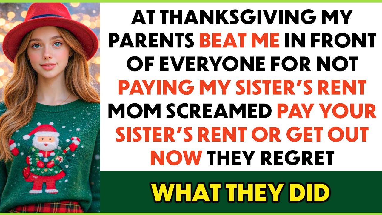 At Thanksgiving My Parents Beat Me In Front Of Everyone For Not Paying My Sister'S Rent Mom Screamed