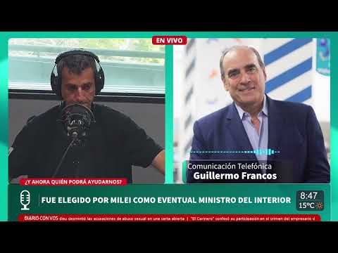 Guillermo Francos: "Milei ha sido claro con su repudio a la represión durante la dictadura militar"