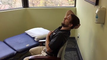 Seated thoracic flexion and extension