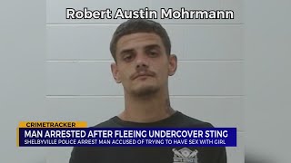 Man arrested after fleeing undercover sting