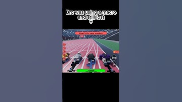 Bro was using a macro and still lost 💀 #roblox #robloxtrackandfieldinfinite #shorts #ytshorts #fyp