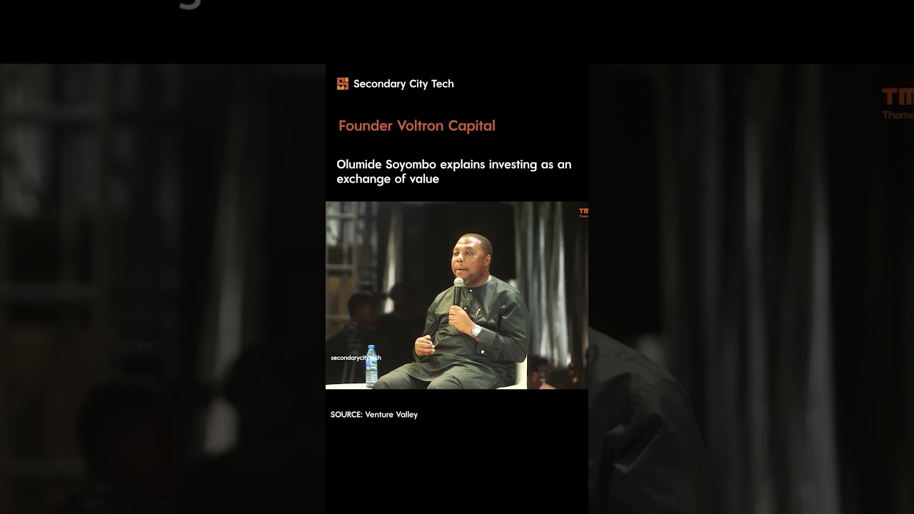 Olumide Soyombo shares a crucial reminder for founders: funding is not a favor. 