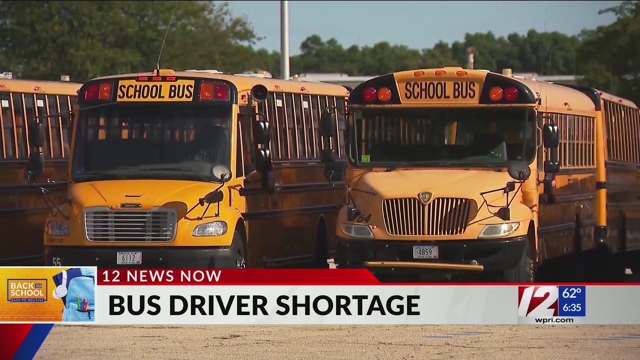 Is there a school bus driver shortage in RI? - YouTube